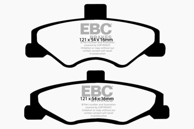 EBC 98-02 Chevrolet Camaro (4th Gen) 3.8 Ultimax2 Rear Brake Pads