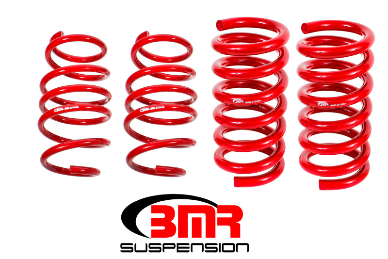 BMR 15-17 S550 Mustang Handling Version Lowering Springs (Set Of 4) - Red BMR Suspension
