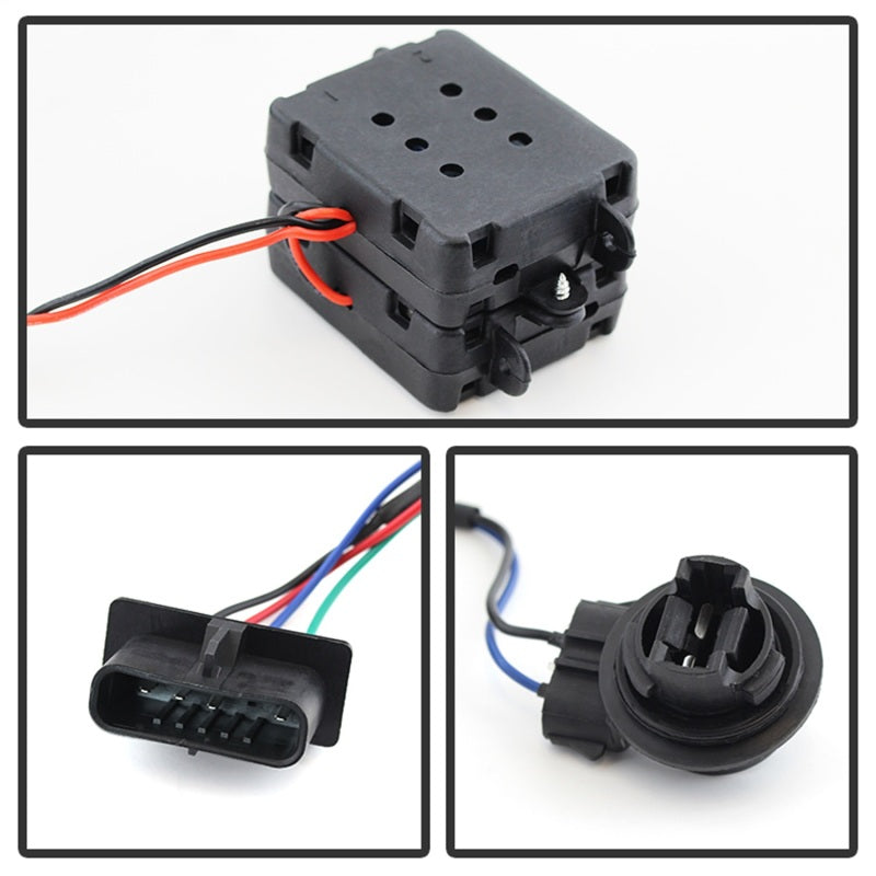 xTune Yukon Denali 99-00 LED Tail Lights Black Smoked ALT-JH-CCK88-LED-BKSM