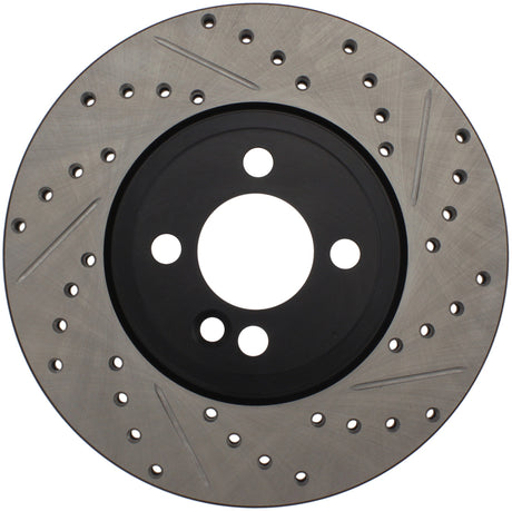 StopTech Slotted & Drilled Sport Brake Rotor 07-13 Mini Cooper