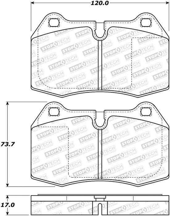 StopTech Street Brake Pads