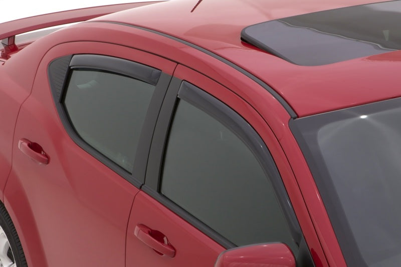 AVS 14-18 Subaru Forester Ventvisor In-Channel Front & Rear Window Deflectors 4pc - Smoke