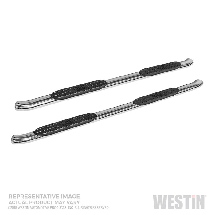 Westin 2019 Chevrolet Silverado/Sierra 1500 Crew Cab Non LD PRO TRAXX 4 Oval Nerf Step Bars - SS