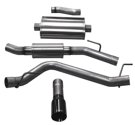 Corsa 2020-2025 Jeep Gladiator JT 3.0in Cat-Back Single Touring Side Exit w/ 4.0in Black Tip