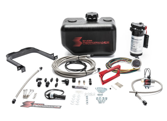 Snow Performance 05-10 Mustang Stg 2 Boost Cooler Water Injection Kit (SS Braided Line & 4AN)