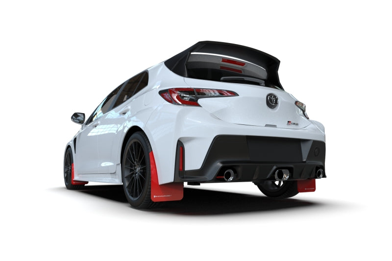 Rally Armor 2023 Toyota GR Corolla Red UR Mud Flap w/ White Logo