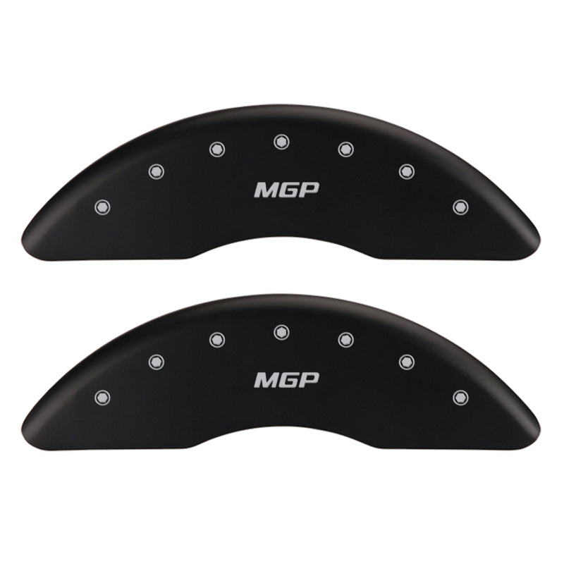 MGP 4 Caliper Covers Engraved Front & Rear MGP Red finish silver ch