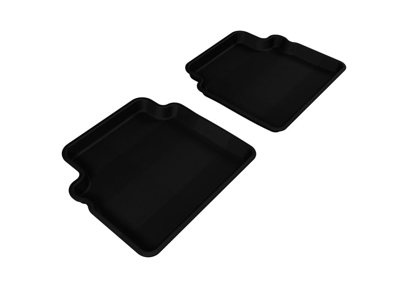 3D MAXpider 2007-2011 Chevrolet Aveo Kagu 2nd Row Floormats - Black