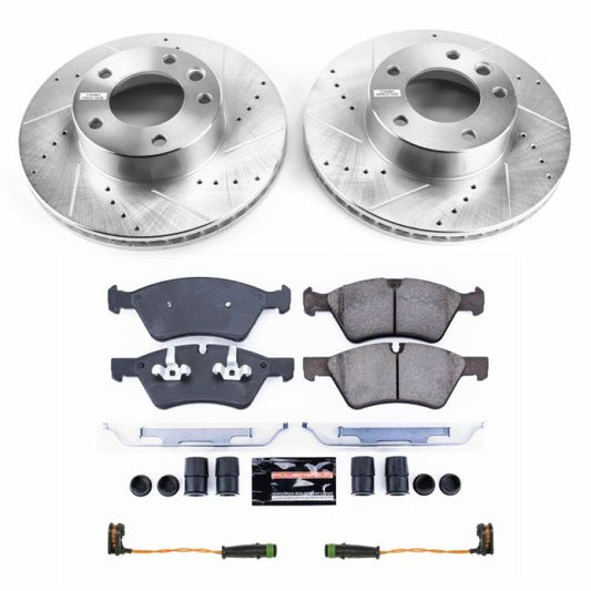 Power Stop 05-10 Mercedes-Benz G55 AMG Front Z23 Evolution Sport Brake Kit