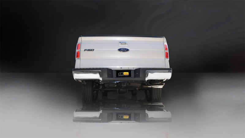 Corsa 2011-2014 -13 Ford F-150 EcoBoost 3.5L V6 Polished Sport Cat-Back Exhaust