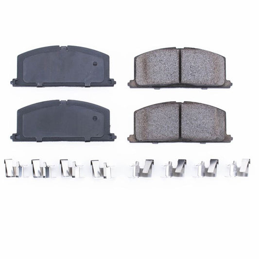 Power Stop 85-88 Chevrolet Nova Front Z17 Evolution Ceramic Brake Pads w/Hardware