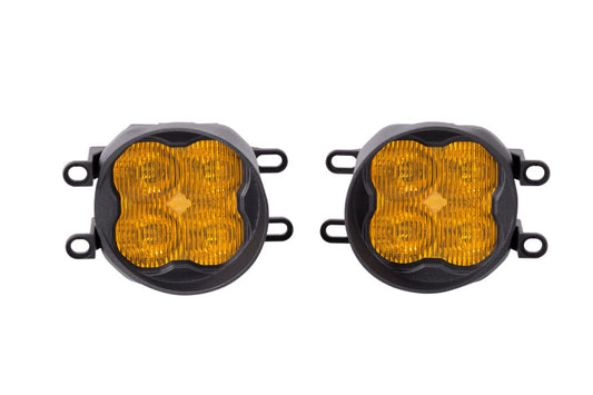 Diode Dynamics SS3 LED Pod Max Type B Kit - Yellow SAE Fog