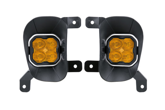 Diode Dynamics SS3 Ram Vertical LED Fog Light Kit Max - Yellow SAE Fog