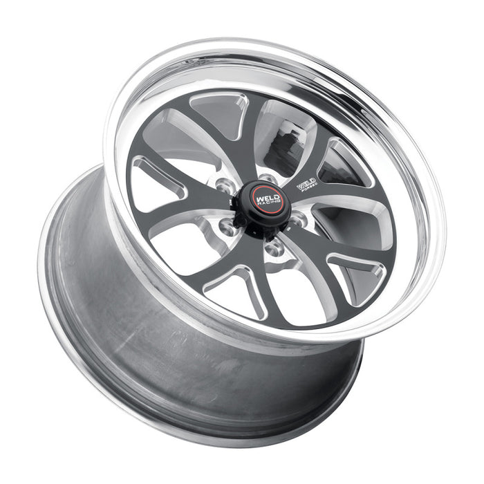 Weld S76 17x10.5 / 5x4.75 BP / 7.2in. BS Black Wheel (High Pad) - Non-Beadlock