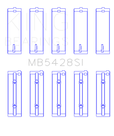 King Engine Bearings Honda R16A/ R18A 2006- Current Main Bearing Set
