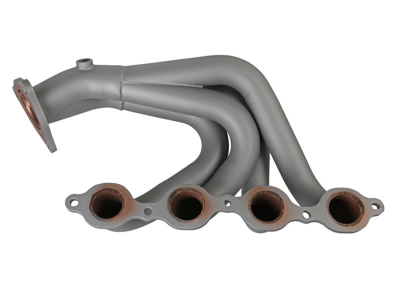 aFe Twisted 304SS Header 2020 Chevy Corvette (C8) 6.2L V8 - Titanium Ceramic Coated