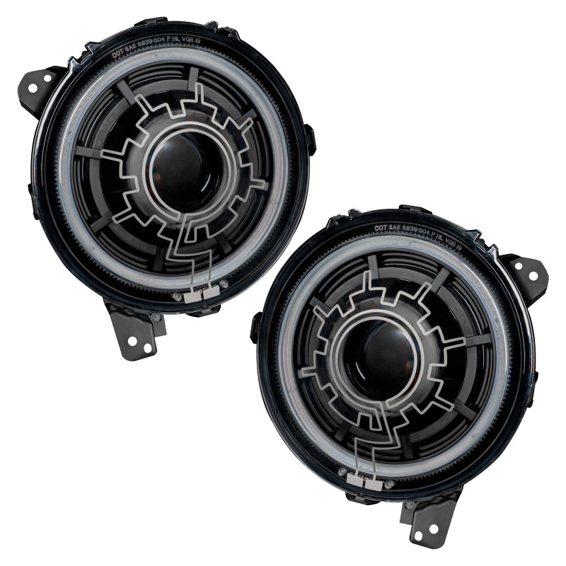 Oracle Lighting 18-22 Jeep Wrangler JL Oculus Bi-LED Projector Headlights