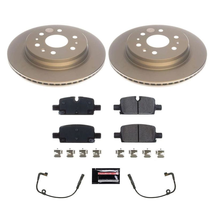 Power Stop 2019 Chevrolet Silverado 1500 Rear Z17 Evolution Geomet Coated Brake Kit