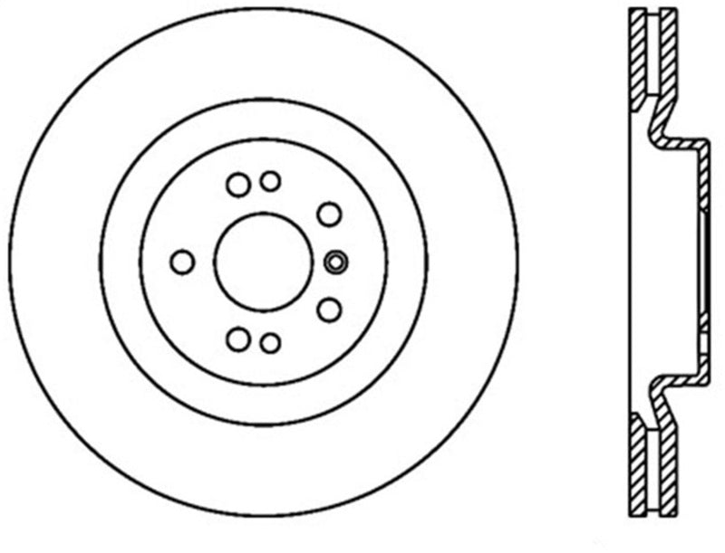 StopTech Slotted & Drilled Sport Brake Rotor