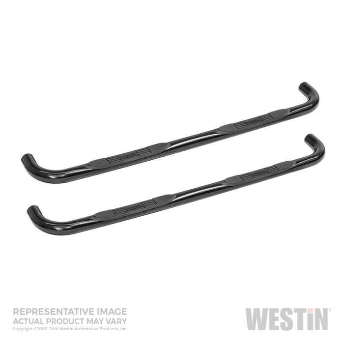 Westin 2005-2011 Dodge Dakota Quad Cab E-Series 3 Nerf Step Bars - Black