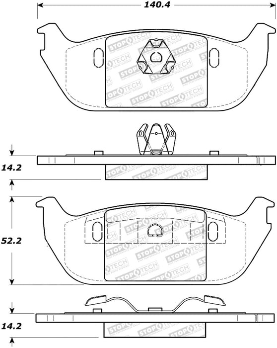 StopTech Street Brake Pads