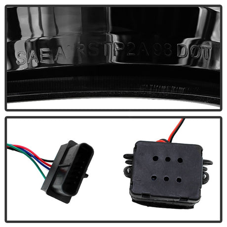 xTune Yukon Denali 99-00 LED Tail Lights w/ 3rd LED Brake Light Smoked ALT-JH-CCK88-LED-SET-SM