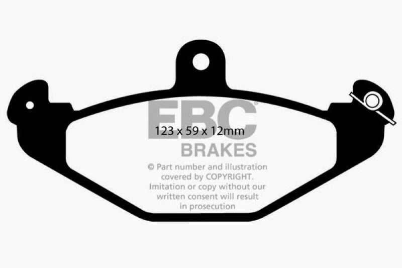 EBC 08+ Lotus 2-Eleven 1.8 Supercharged Ultimax2 Rear Brake Pads