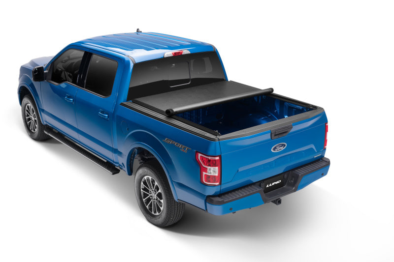 Lund 22 Toyota Tundra 5.7ft Bed Genesis Elite Roll Up Tonneau (w/ Utility Track Bracket) Vinyl -Blk