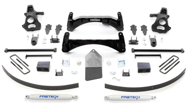 Fabtech 07-13 GM C1500 P/U w/o Autoride 2WD 6in Basic Sys w/Perf Shks