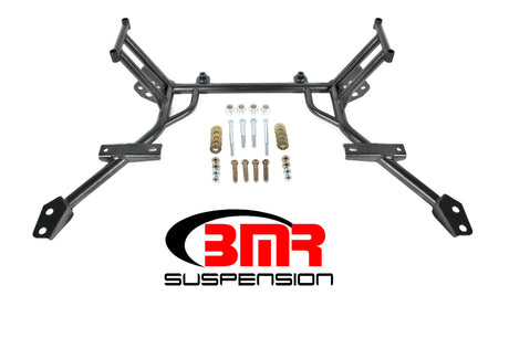 BMR 05-10 S197 Mustang K-Member w/ No Motor Mounts and STD. Rack Mounts - Black Hammertone BMR Suspension