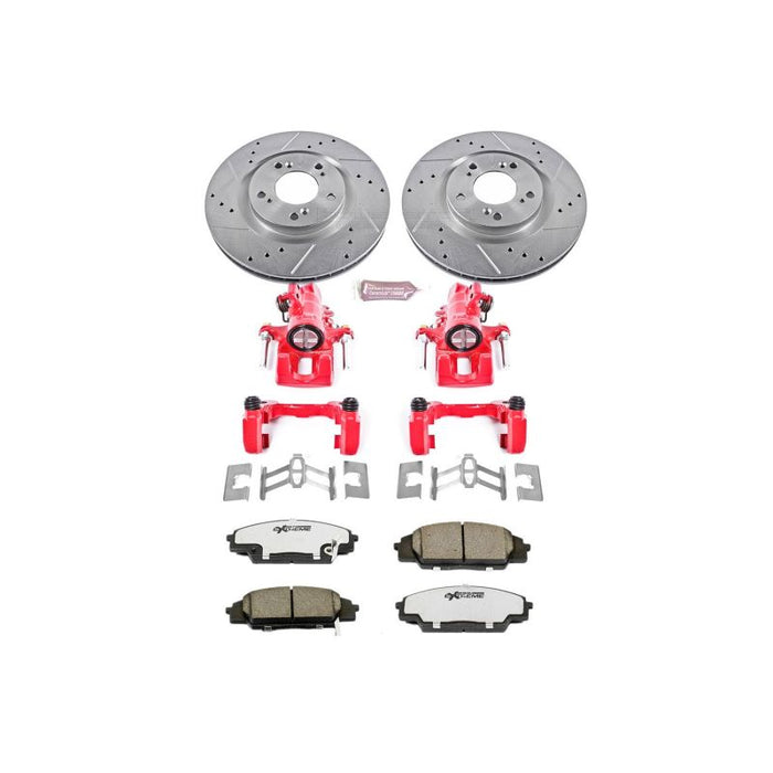 Power Stop 00-09 Honda S2000 Front Z26 Street Warrior Brake Kit w/Calipers