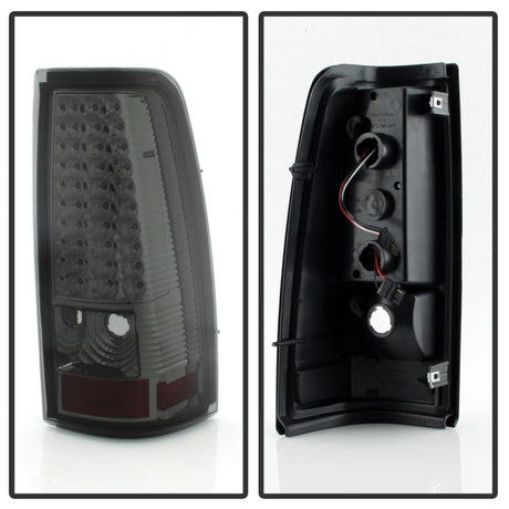 xTune Chevy Silverado 1500/2500/3500 99-02 99-03 LED Tail Lights Smoke ALT-ON-CS99-LED-SM
