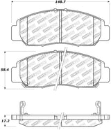 StopTech Street Select Brake Pads - Front