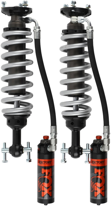 Fox 2019+ Ford Ranger 2.5 Factory Series 2-3in Front Coilover Reservoir Shock (Pair) - Adjustable