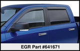 EGR 14+ Chev Silverado Ext Cab Tape-On Window Visors - Set of 4