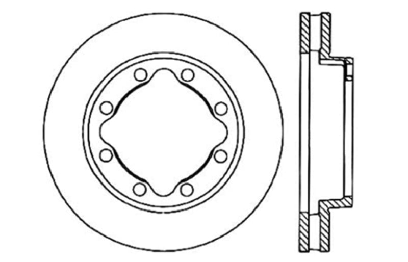 StopTech Drilled Sport Brake Rotor