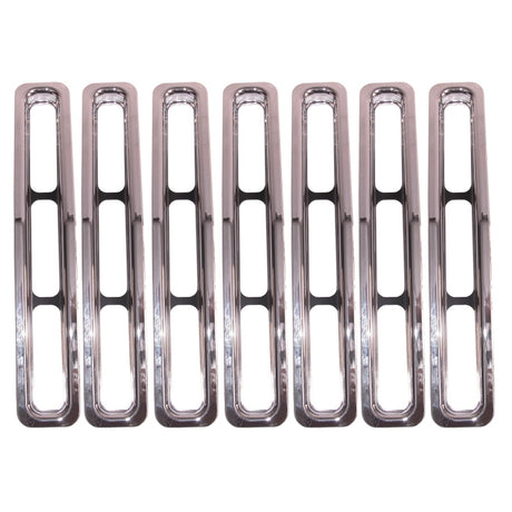 Rugged Ridge Grille Inserts Chrome 87-95 Jeep Wrangler YJ