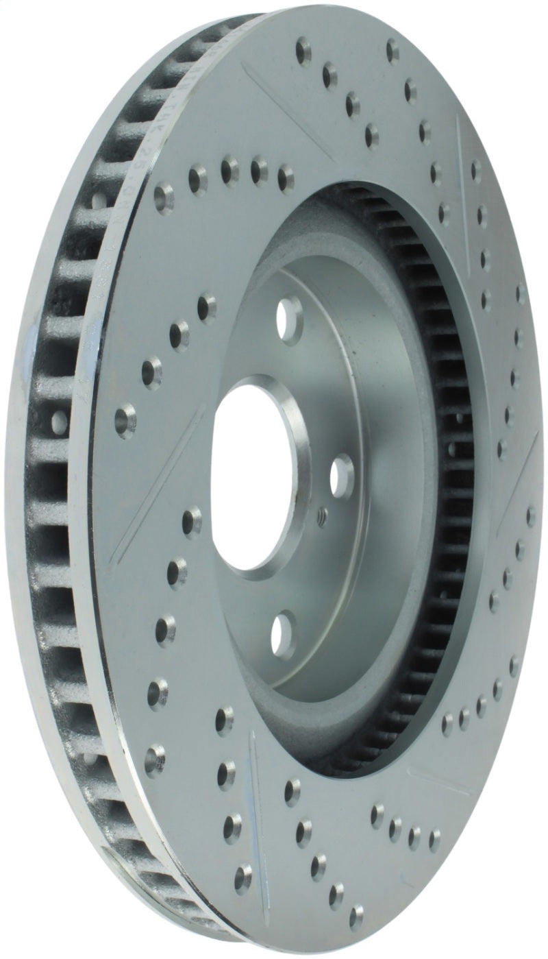 StopTech Select Sport 11-16 Toyota Avalon/ 11-17 Camry SportStop Slotted & Drilled Right Front Rotor