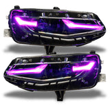 Oracle 19-21 Chevy Camaro LS/LT RGB+A Headlight DRL  Kit - ColorSHIFT w/ 2.0 Controller