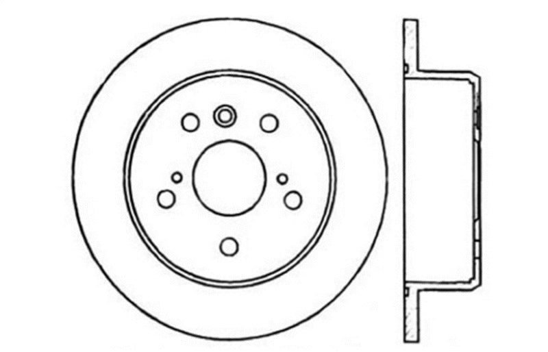 StopTech Drilled Sport Brake Rotor