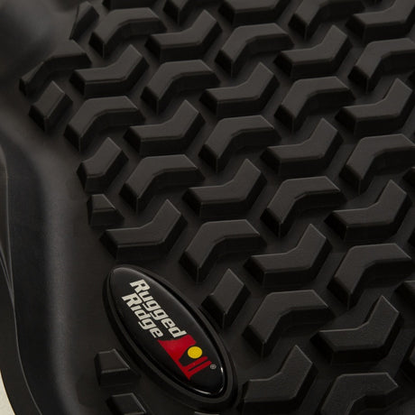 Rugged Ridge Floor Liner Rear Black 2018-2020 Jeep Wrangler JL 4 Dr