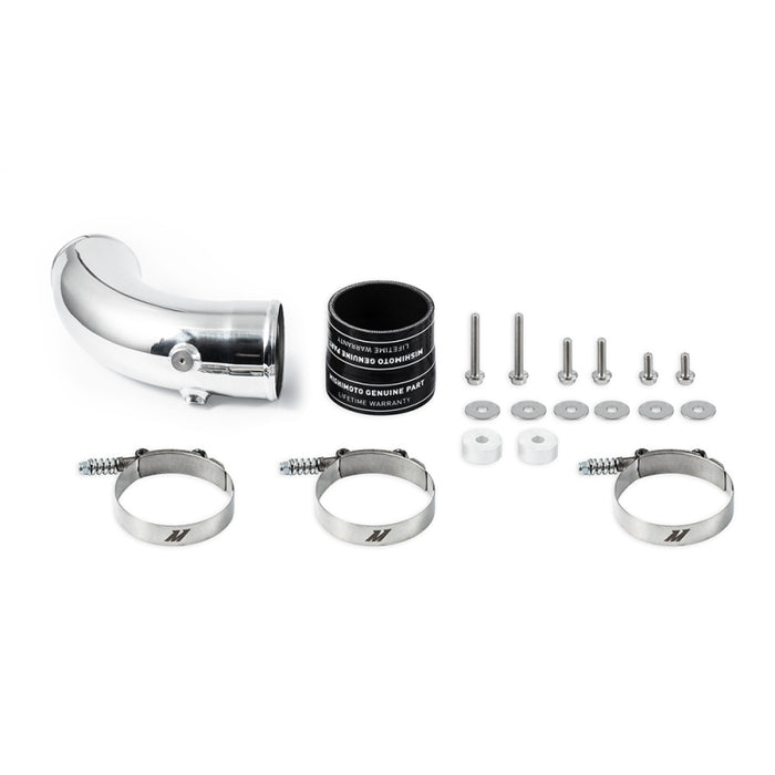 Mishimoto 17-19 GM L5P Duramax Intercooler Kit - Silver w/ Polished Pipes