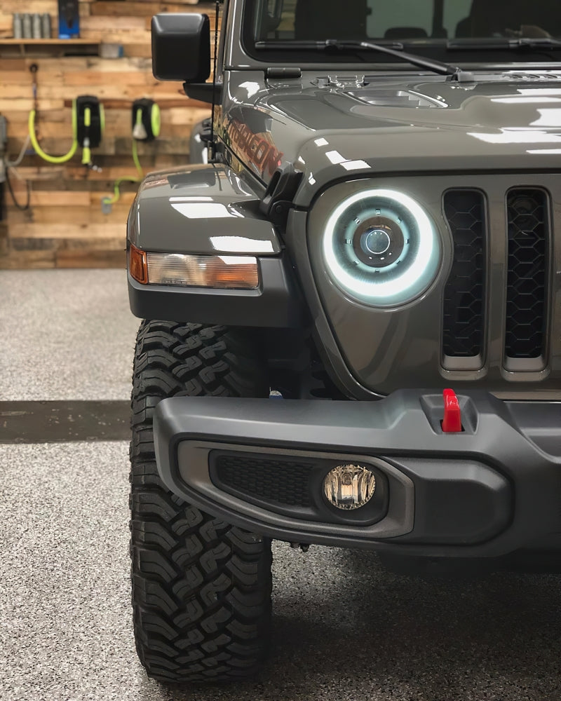 Oracle Jeep JL/Gladiator JT Oculus Bi-LED Projector Headlights - Amber/White Switchback