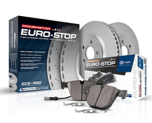 Power Stop 06-07 BMW 525i Front Euro-Stop Brake Kit