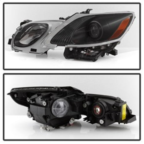 xTune Lexus Gs 06-11 OE Projector Headlights (w/AFS. Hid Fit) Black PRO-JH-LGS06-AFS-AM-BK