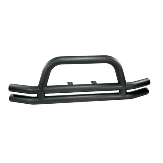 Rugged Ridge 3-In Dbl Tube Front Bumper Black 76-06 CJ &Jeep Wrangler