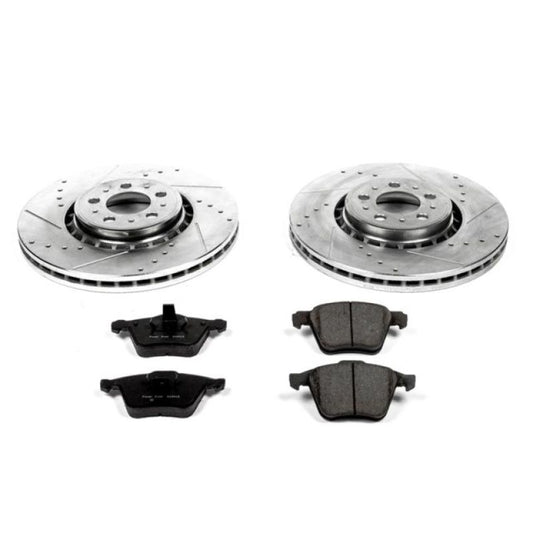 Power Stop 03-14 Volvo XC90 Front Z23 Evolution Sport Brake Kit