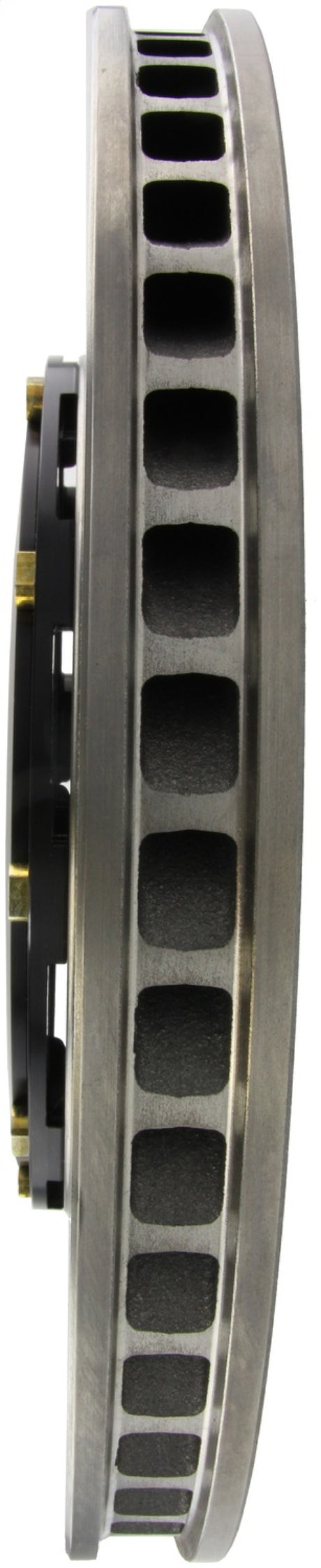 StopTech 09-11 Nissan GT-R Front Left Slotted Bare Iron 380x34mm AeroRotor Kit