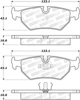 StopTech Street Brake Pads - Front