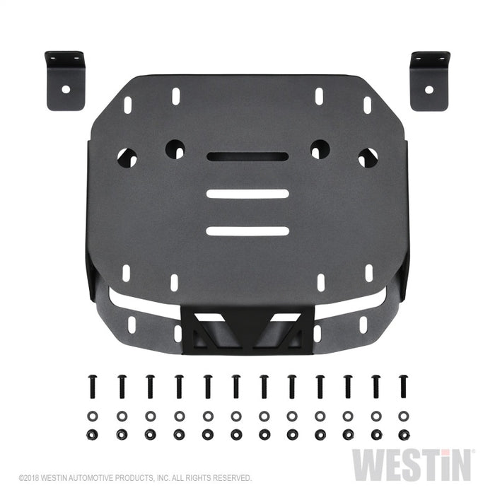 Westin 18-19 Jeep Wrangler JL WJ2 Spare Tire Relocator - Textured Black